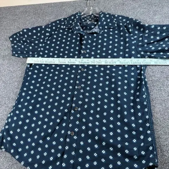 Eddie Bauer Men's Baja Short Sleeve Shirt - True Blue - Size Medium - Picture 5 of 7